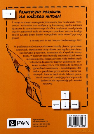Zasady pisania tekstów naukowych. Prace doktorskie i artykuły - Beata Stępień [KSIĄŻKA]