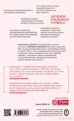Życie jak dobry mecz - Włodzimierz Lubański, Michał Olszański (twarda) [KSIĄŻKA]