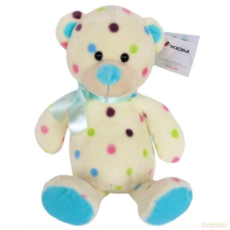 AXIOM Kropeczka niebieski miś 25 cm