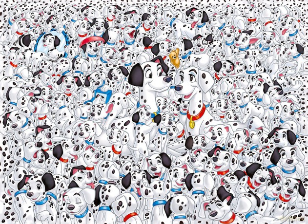 CLEMENTONI 1000 el. Impossible Puzzle! 101 Dalmatians [PUZZLE]