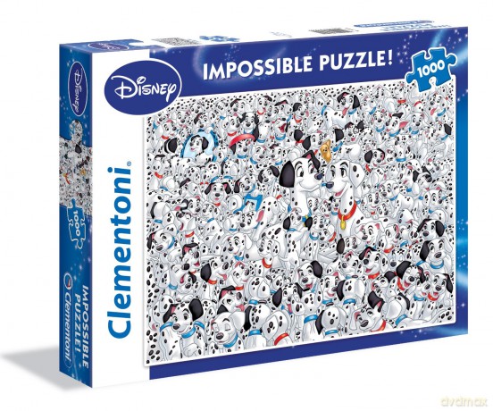 CLEMENTONI 1000 el. Impossible Puzzle! 101 Dalmatians [PUZZLE]