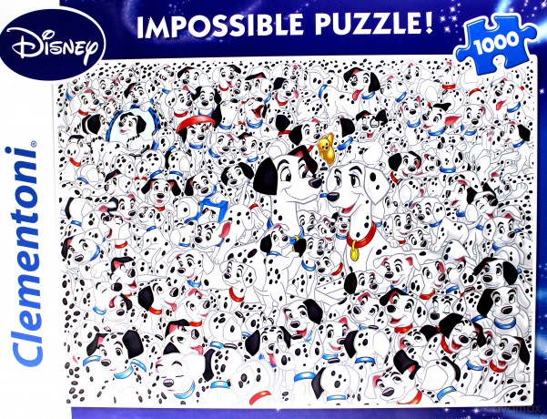 CLEMENTONI 1000 el. Impossible Puzzle! 101 Dalmatians [PUZZLE]