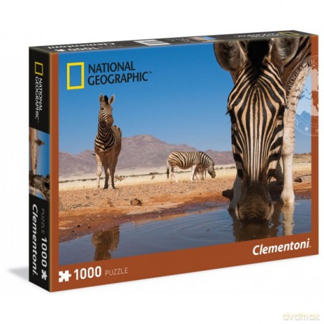 CLEMENTONI 1000 el. A Zebra drinks from [PUZZLE]