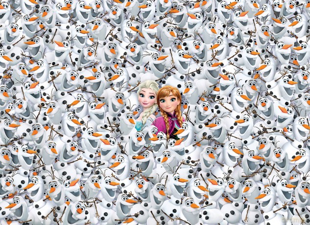 CLEMENTONI 1000 el. Impossible Frozen [PUZZLE]