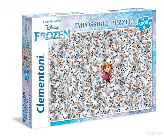 CLEMENTONI 1000 el. Impossible Frozen [PUZZLE]