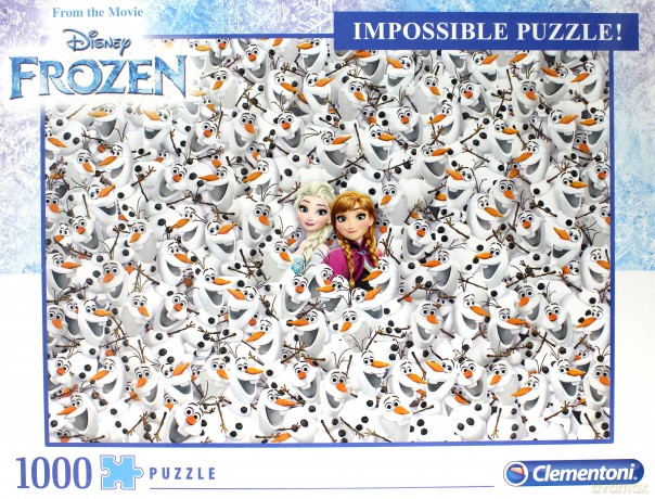 CLEMENTONI 1000 el. Impossible Frozen [PUZZLE]