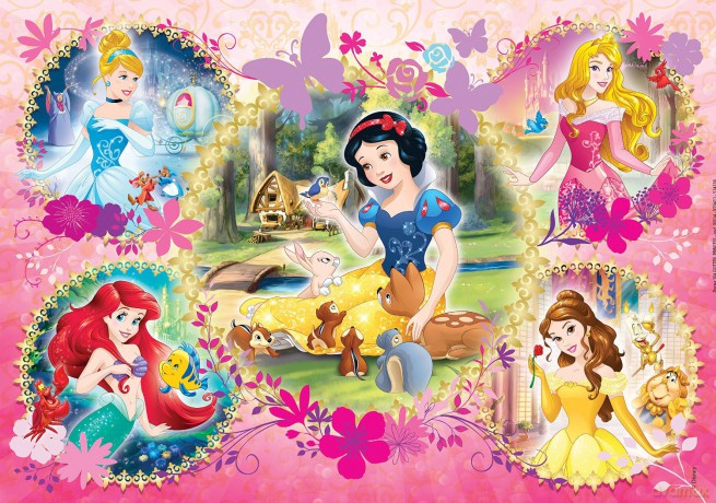 CLEMENTONI 104 el. Brokat Princess [PUZZLE]