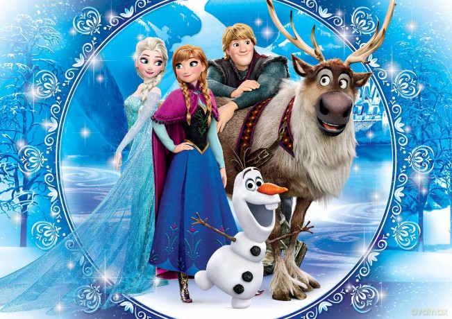 CLEMENTONI 104 el. Frozen [PUZZLE]