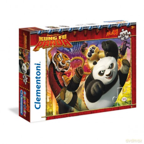 CLEMENTONI 104 el. MAXI Kung Fu Panda [PUZZLE]