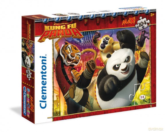 CLEMENTONI 104 el. MAXI Kung Fu Panda [PUZZLE]