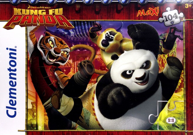 CLEMENTONI 104 el. MAXI Kung Fu Panda [PUZZLE]