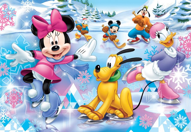 CLEMENTONI 104 el. Minnie Sport [PUZZLE]