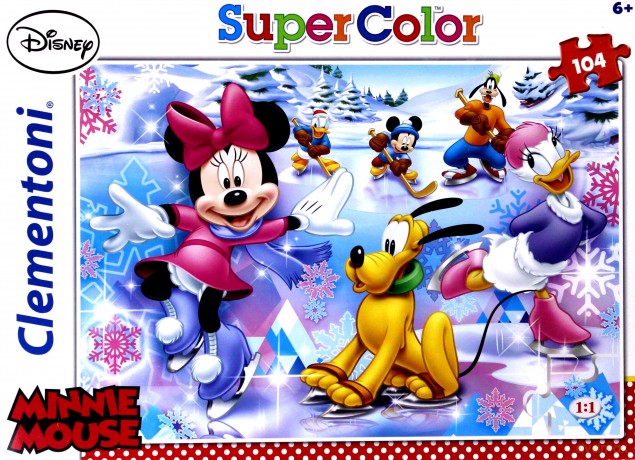 CLEMENTONI 104 el. Minnie Sport [PUZZLE]