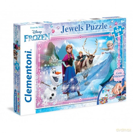 CLEMENTONI 104 el. Ozdoby Froznen [PUZZLE]