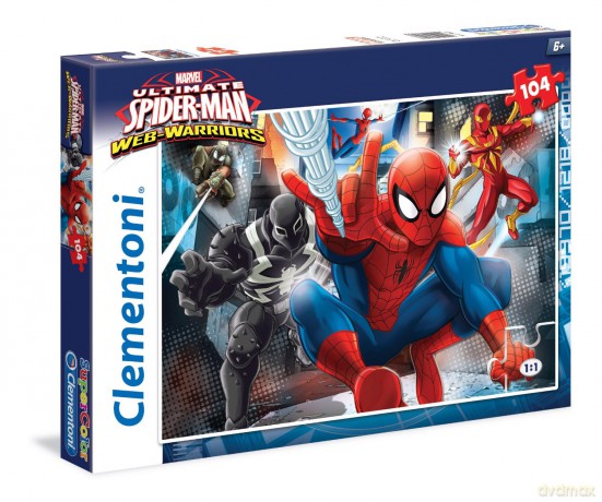 CLEMENTONI 104 el. Spider Man [PUZZLE]