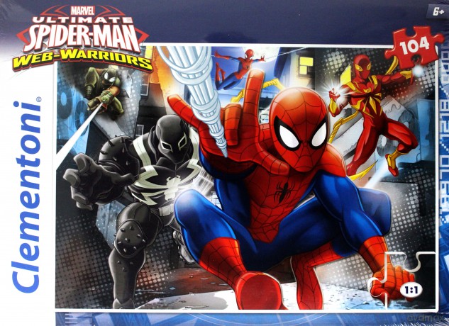 CLEMENTONI 104 el. Spider Man [PUZZLE]