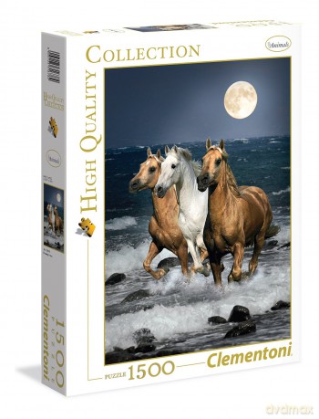 CLEMENTONI 1500 el. Cavalli in corsa [PUZZLE]