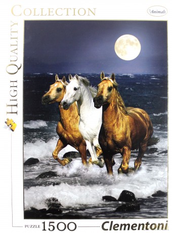 CLEMENTONI 1500 el. Cavalli in corsa [PUZZLE]