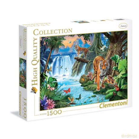 CLEMENTONI 1500 el. Tigers family [PUZZLE]