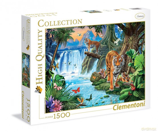 CLEMENTONI 1500 el. Tigers family [PUZZLE]