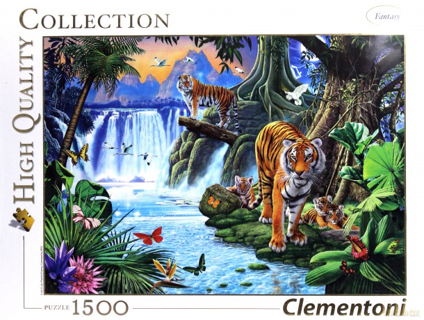 CLEMENTONI 1500 el. Tigers family [PUZZLE]