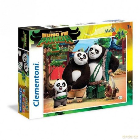 CLEMENTONI 24 el. MAXI Kung Fu Panda [PUZZLE]