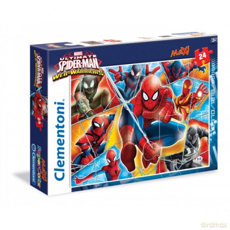 CLEMENTONI 24 el. Maxi Spiderman [PUZZLE]