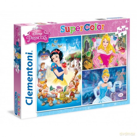 CLEMENTONI 3x48 el. Princess [PUZZLE]