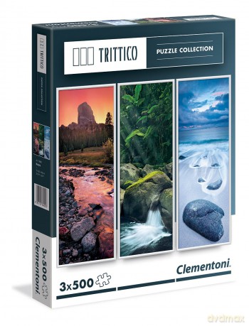 CLEMENTONI 3x500 el. Trittico Nature [PUZZLE]