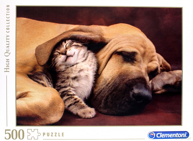 CLEMENTONI 500 el. Cuddles [PUZZLE]