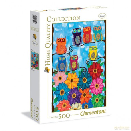 CLEMENTONI 500 el. Cute little owls [PUZZLE]