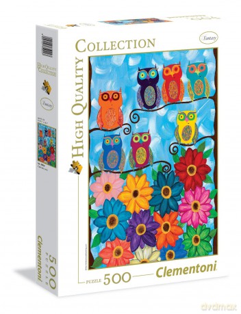 CLEMENTONI 500 el. Cute little owls [PUZZLE]