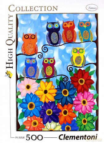 CLEMENTONI 500 el. Cute little owls [PUZZLE]