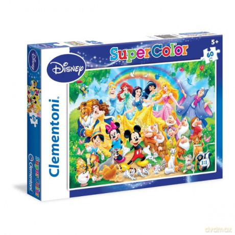 CLEMENTONI 60 el. Disney Family [PUZZLE]