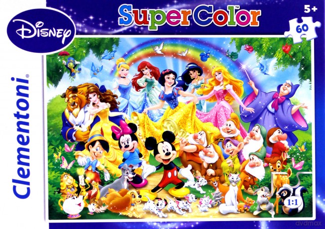 CLEMENTONI 60 el. Disney Family [PUZZLE]