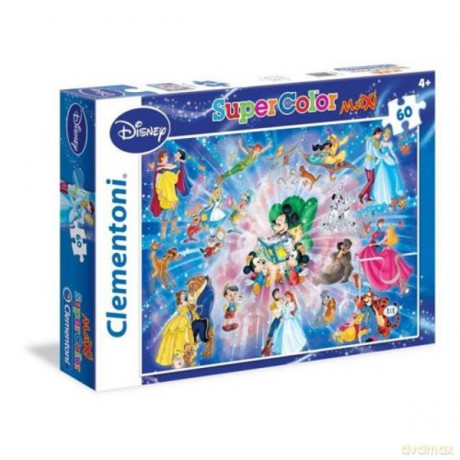 CLEMENTONI 60 el. Maxi Disney Family [PUZZLE]