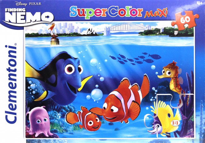 CLEMENTONI 60 el. Maxi Finding Nemo [PUZZLE]