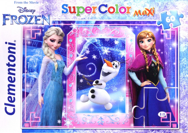 CLEMENTONI 60 el. Maxi Frozen [PUZZLE]