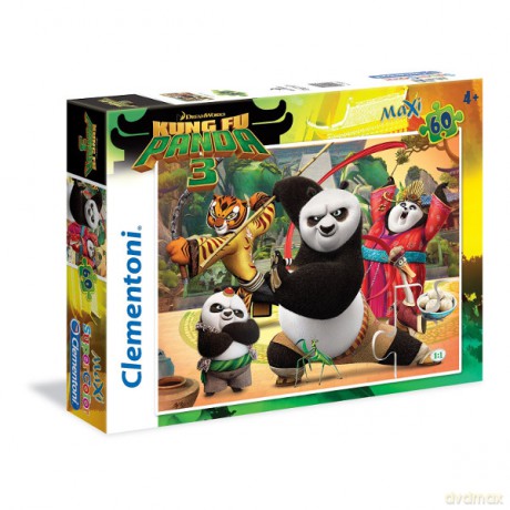 CLEMENTONI 60 el. MAXI Kung Fu Panda [PUZZLE]