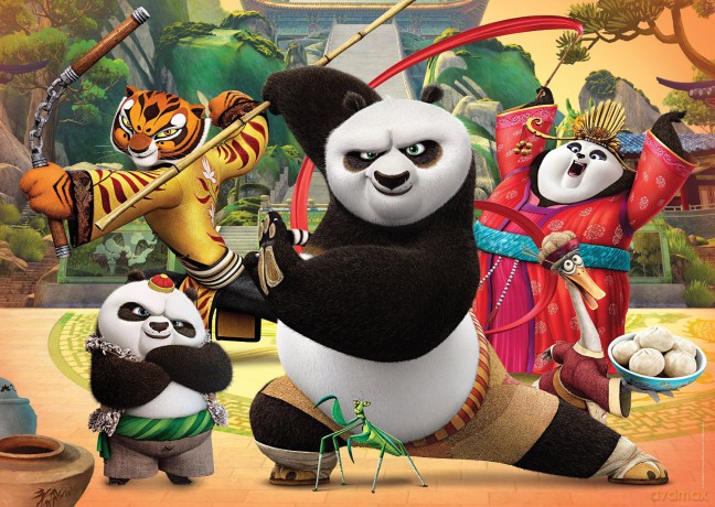 CLEMENTONI 60 el. MAXI Kung Fu Panda [PUZZLE]