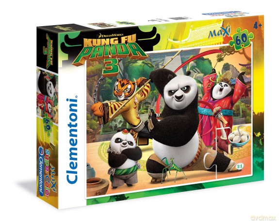 CLEMENTONI 60 el. MAXI Kung Fu Panda [PUZZLE]