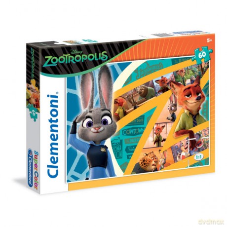 CLEMENTONI 60 el. Zootropolis [PUZZLE]