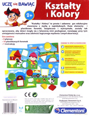 CLEMENTONI Kształty i Kolory [GRA]
