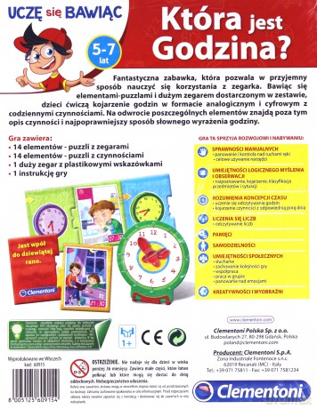 CLEMENTONI Która jest godzina [GRA]
