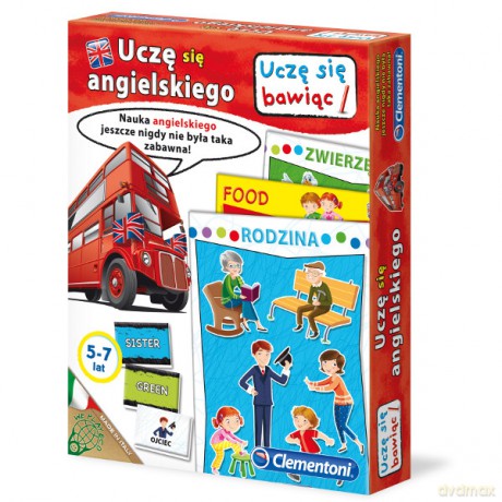 CLEMENTONI Uczę się angielskiego [GRA]