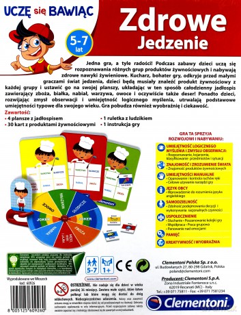 CLEMENTONI Zdrowe jedzenie [GRA]