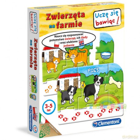 CLEMENTONI Zwierzęta na Farmie [GRA]