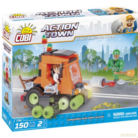 COBI Action Town Uliczna Zamiatarka [KLOCKI]