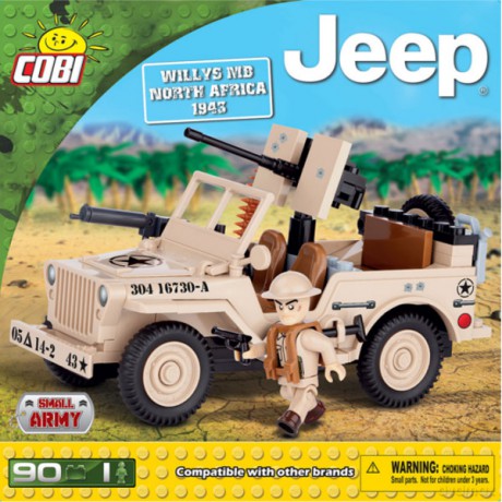 COBI Jeep Willys MB Północna Afryka [KLOCKI]