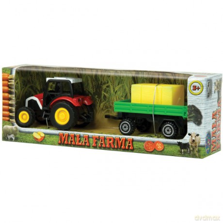 DROMADER Zestaw Farma Traktor z przyczepą